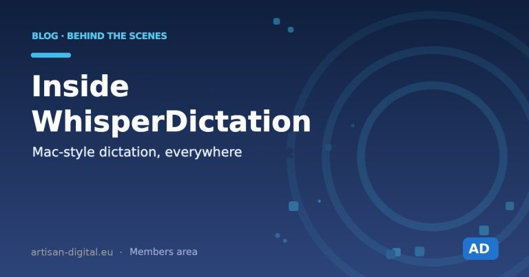 Behind WhisperDictation: “Mac-like” dictation, everywhere