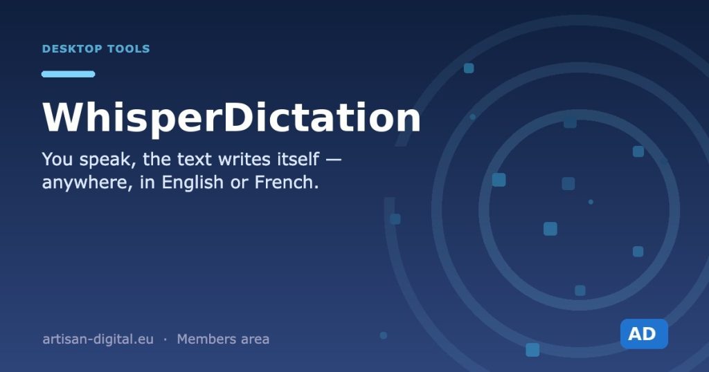 WhisperDictation — free voice dictation for Windows, macOS and Linux
